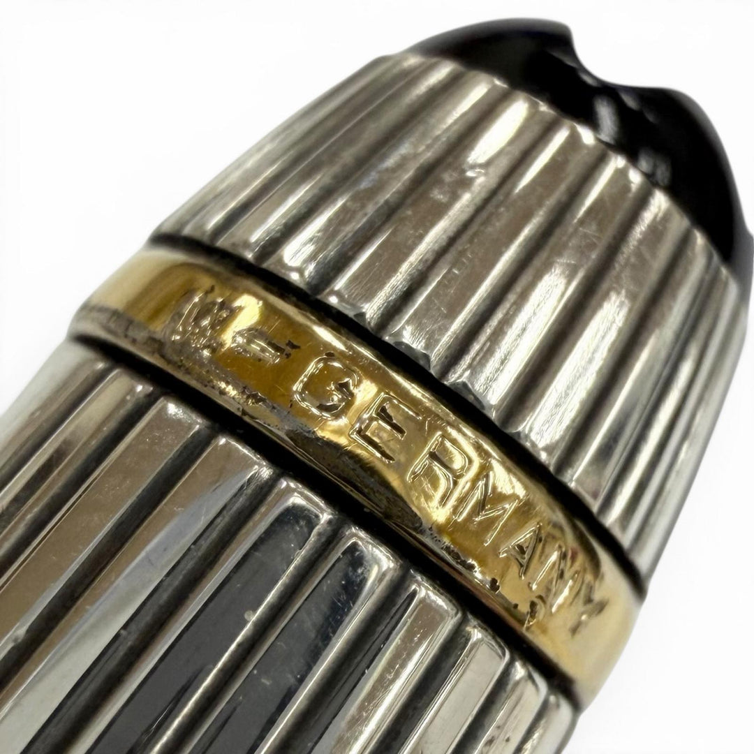 Great MONTBLANC fountain pen Meisterstück Solitaire 1448 Classic Silver 925 mens