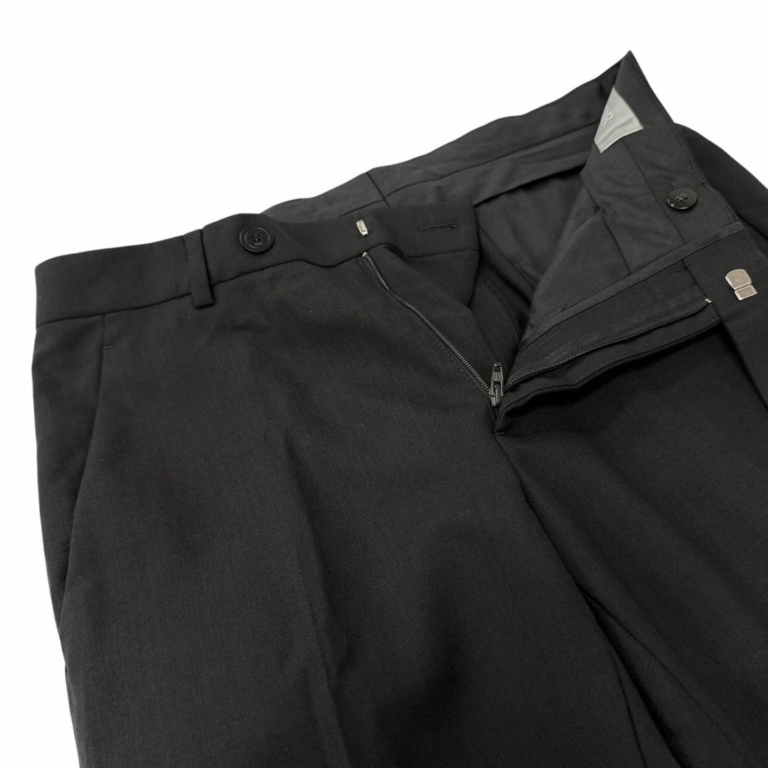Pristine DIOR slacks Single Trousers black wool mens 44 013C120A4866
