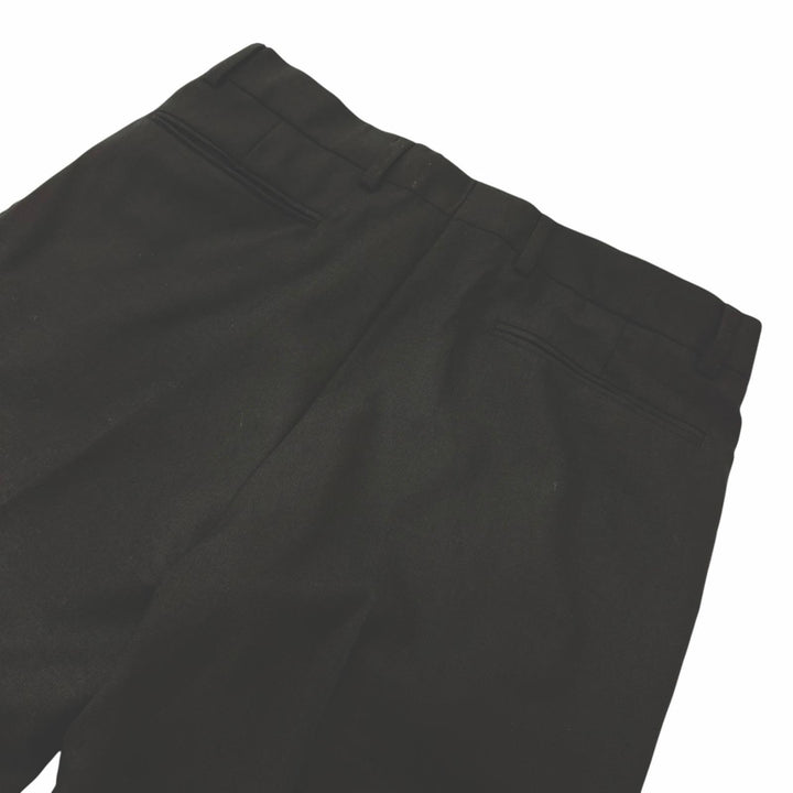 Pristine DIOR slacks Single Trousers black wool mens 44 013C120A4866