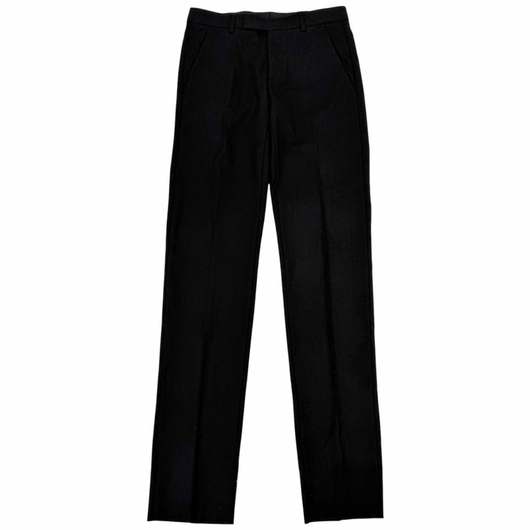 Pristine DIOR slacks Single Trousers black wool mens 44 013C120A4866