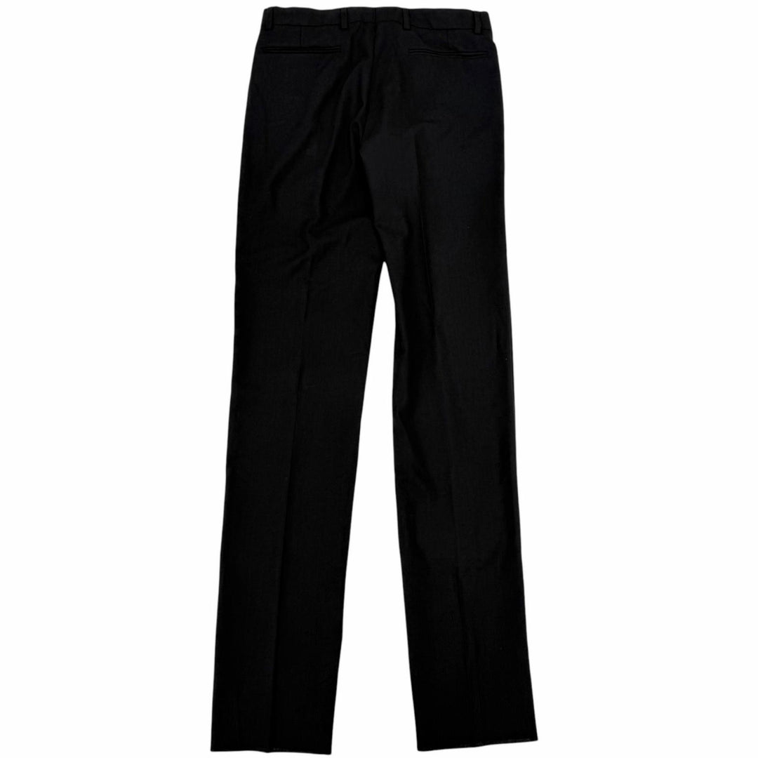Pristine DIOR slacks Single Trousers black wool mens 44 013C120A4866