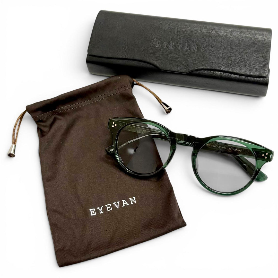 Great EYEVAN sunglasses Luminous 50 Clear green mens