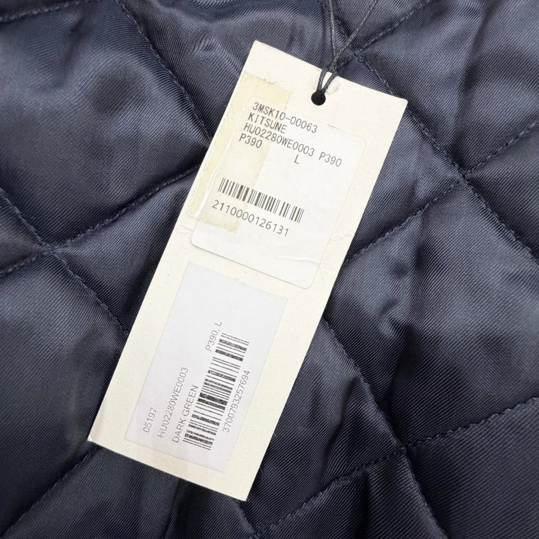 Pristine MAISON KITSUNE mountain hoodie Logo embroidered hooded L HU02280WE0003