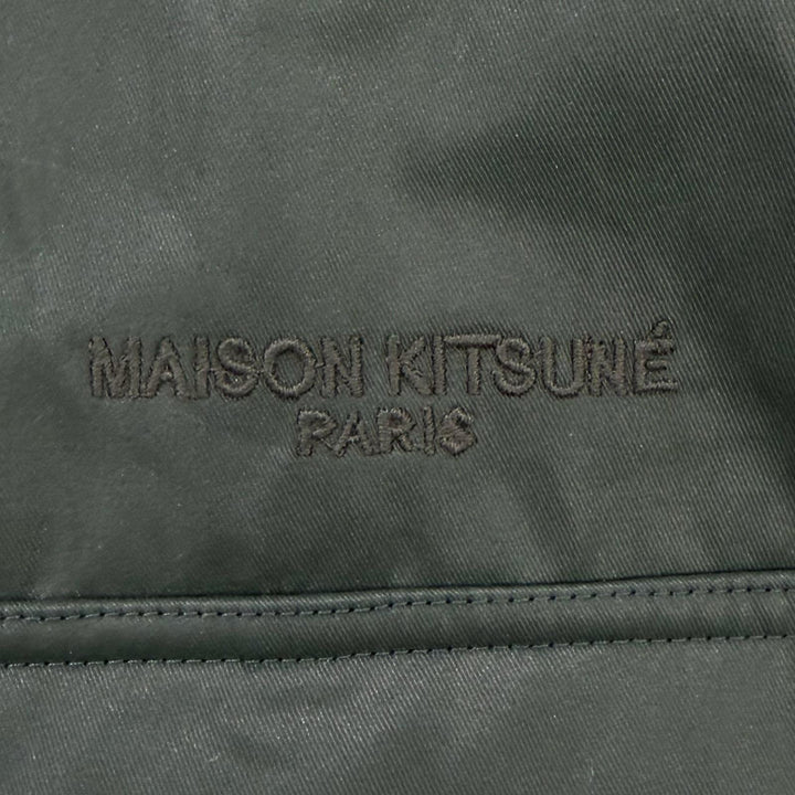 Pristine MAISON KITSUNE mountain hoodie Logo embroidered hooded L HU02280WE0003