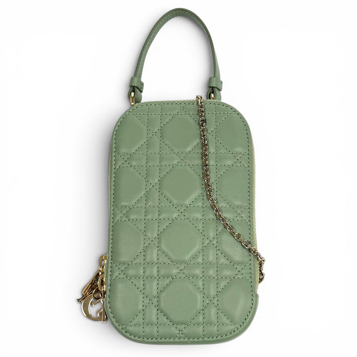 Great Christian Dior Mobile case Lady Dior Call'in Dior phone holder S0872ONMJ