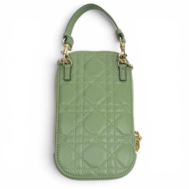 Great Christian Dior Mobile case Lady Dior Call'in Dior phone holder S0872ONMJ