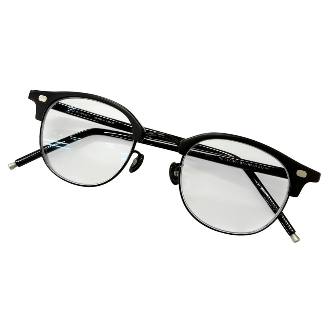 Great EYEVAN Glasses no.1 IV Thurmont Blow black SV925 mens