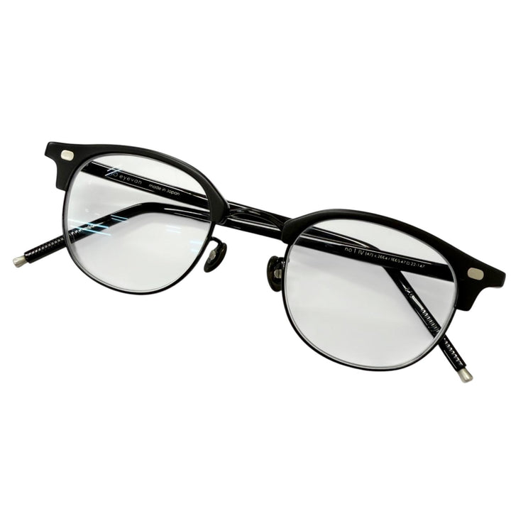 Great EYEVAN Glasses no.1 IV Thurmont Blow black SV925 mens