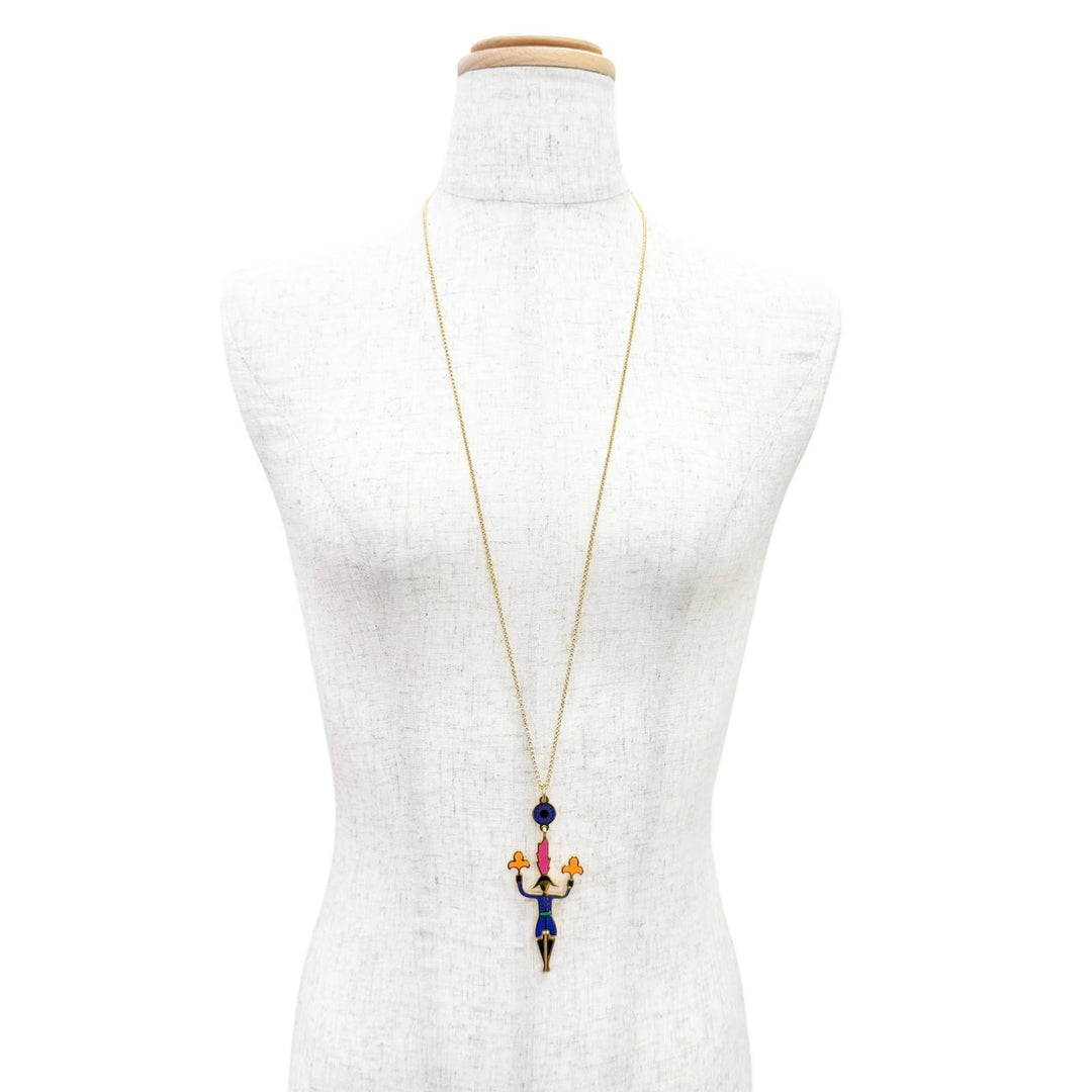 Great HERMES Necklace Boucles d'oreilles Artificier Fireworks Master Pendant