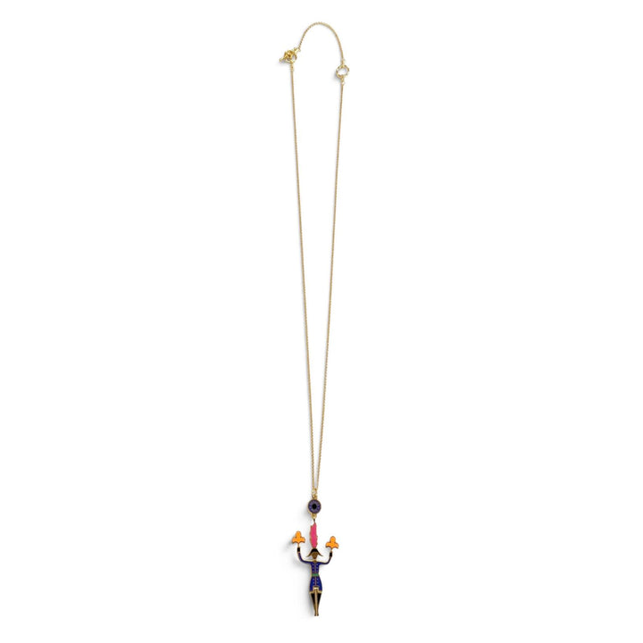 Great HERMES Necklace Boucles d'oreilles Artificier Fireworks Master Pendant