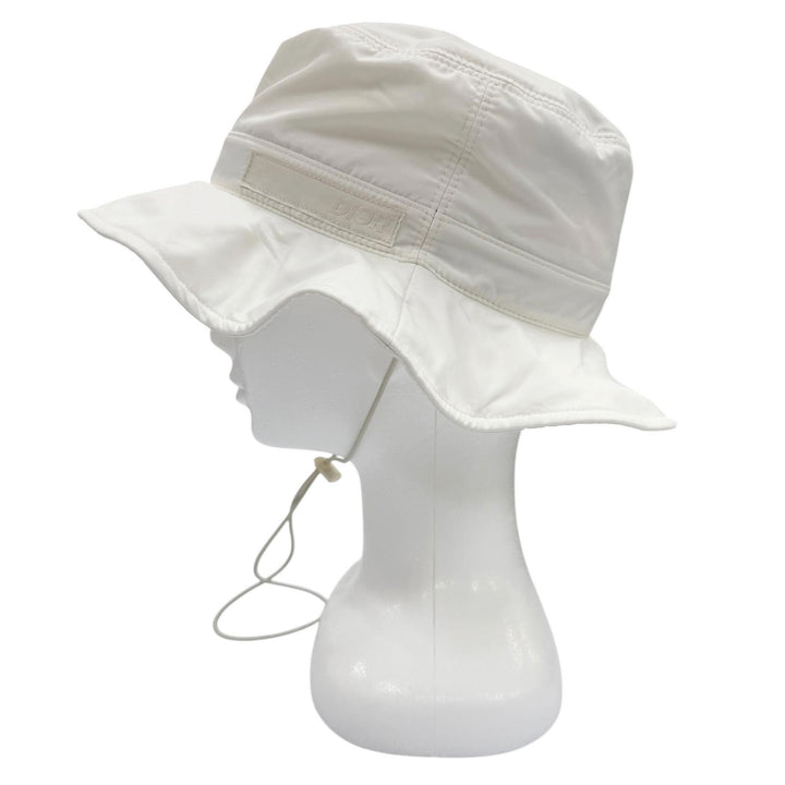 Excellent DIOR hat Logo motif hat, bucket hat/athletic white mens 213C902C5808