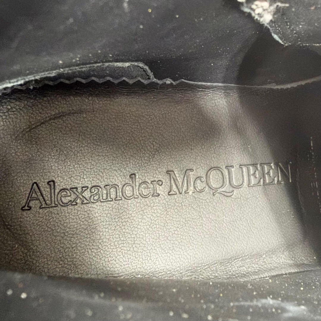 Great Alexander McQueen High cut sneakers Tread Slicks Beaded lace-up 36 718374