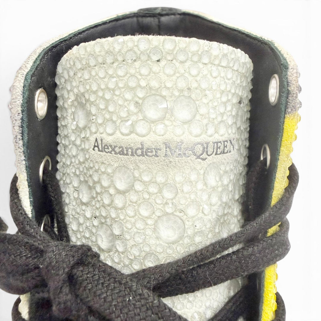 Great Alexander McQueen High cut sneakers Tread Slicks Beaded lace-up 36 718374