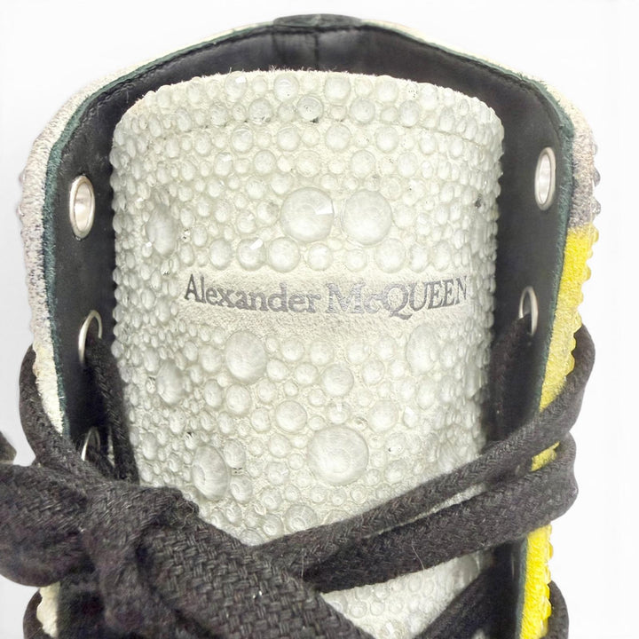 Great Alexander McQueen High cut sneakers Tread Slicks Beaded lace-up 36 718374