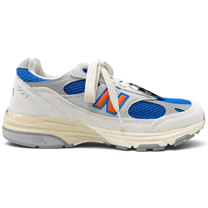 Pristine New Balance KITH MSG Low cut sneakers Made in USA 993 Silver