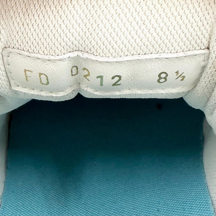 Pristine LOUIS VUITTON Low cut sneakers Monogram blue leather mens 8.5