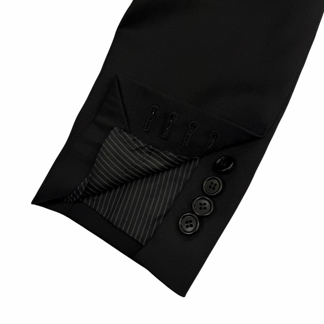 Excellent Dior HOMME two-piece set black wool mens 46 6HH1074623