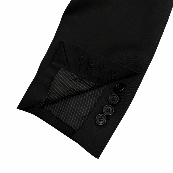 Excellent Dior HOMME two-piece set black wool mens 46 6HH1074623