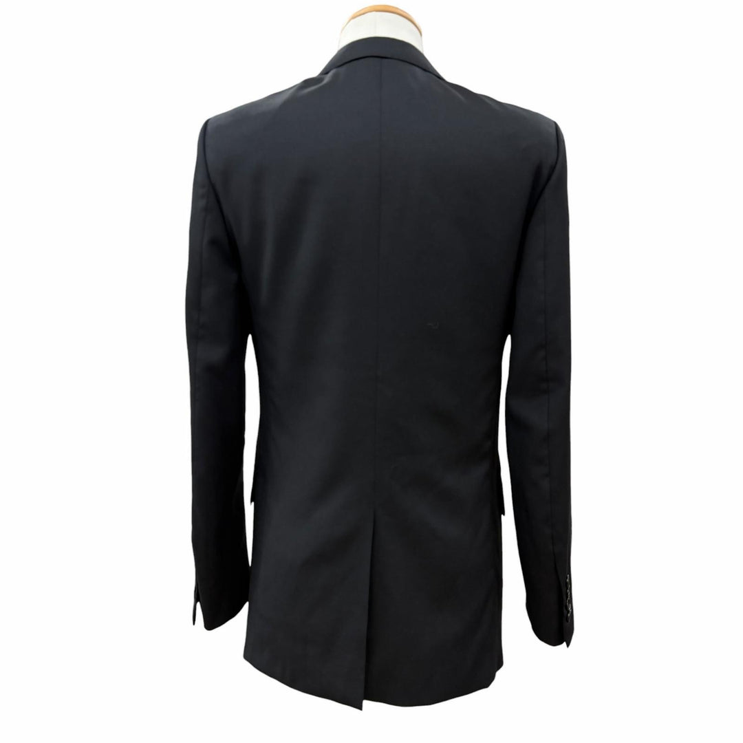Excellent Dior HOMME two-piece set black wool mens 46 6HH1074623