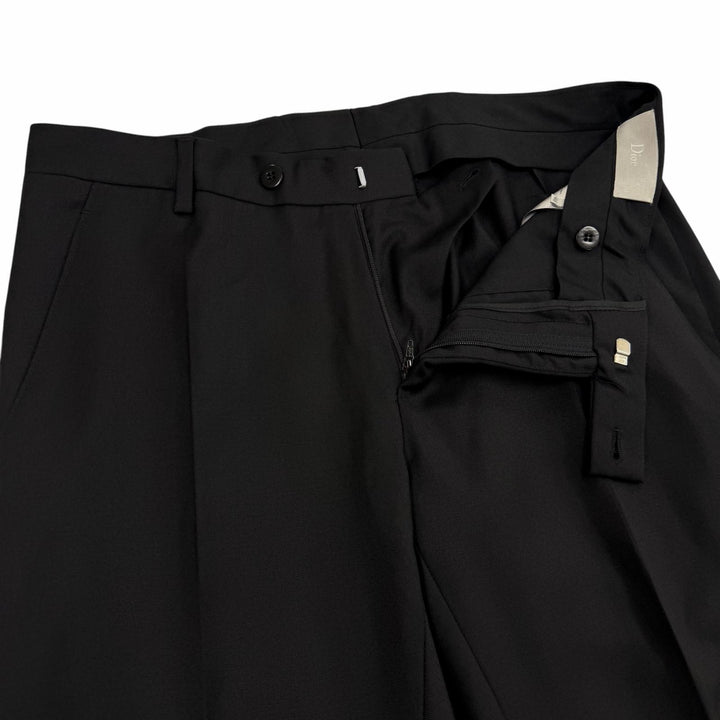 Excellent Dior HOMME two-piece set black wool mens 46 6HH1074623