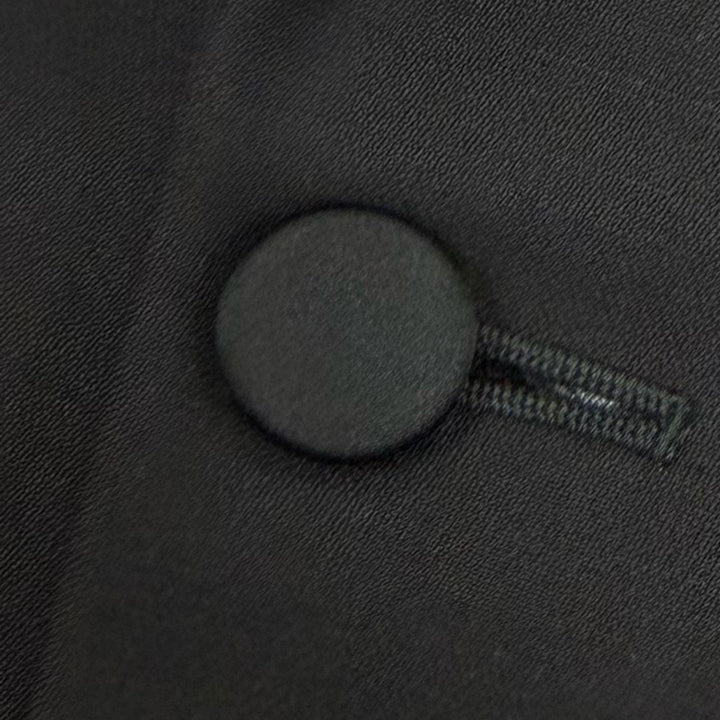 Great GUCCI two-piece set Tom Ford era formal single suit black wool mens 46