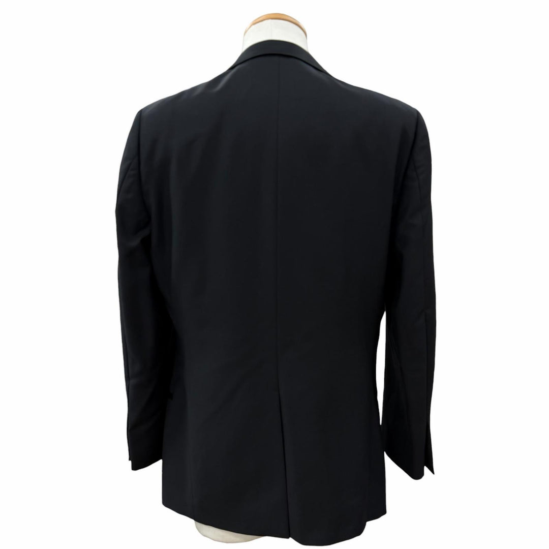 Great GUCCI two-piece set Tom Ford era formal single suit black wool mens 46