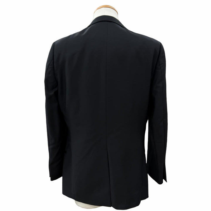 Great GUCCI two-piece set Tom Ford era formal single suit black wool mens 46