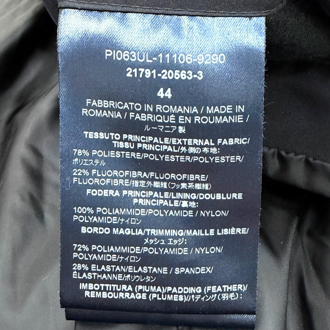 Great Herno Down jacket Laminar double zip up Dark navy polyester mens 44