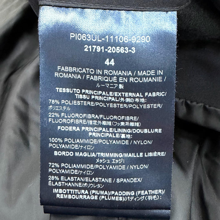 Great Herno Down jacket Laminar double zip up Dark navy polyester mens 44