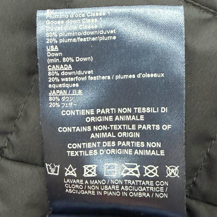 Great Herno Down jacket Laminar double zip up Dark navy polyester mens 44