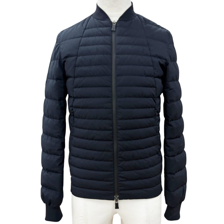 Great Herno Down jacket Laminar double zip up Dark navy polyester mens 44