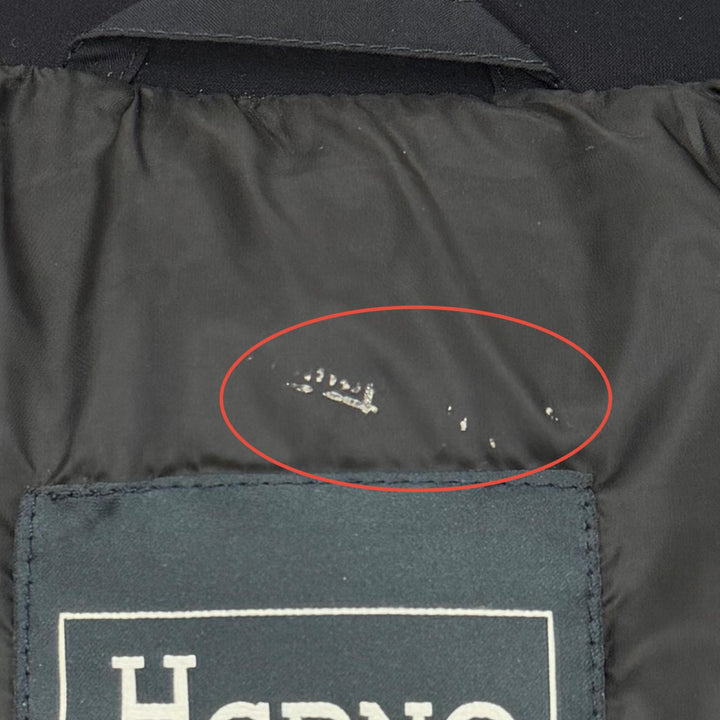 Great Herno Down jacket Laminar double zip up Dark navy polyester mens 44