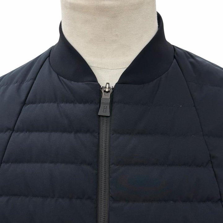 Great Herno Down jacket Laminar double zip up Dark navy polyester mens 44