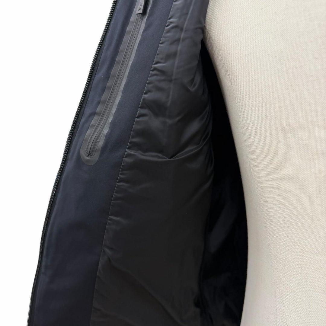 Great Herno Down jacket Laminar double zip up Dark navy polyester mens 44