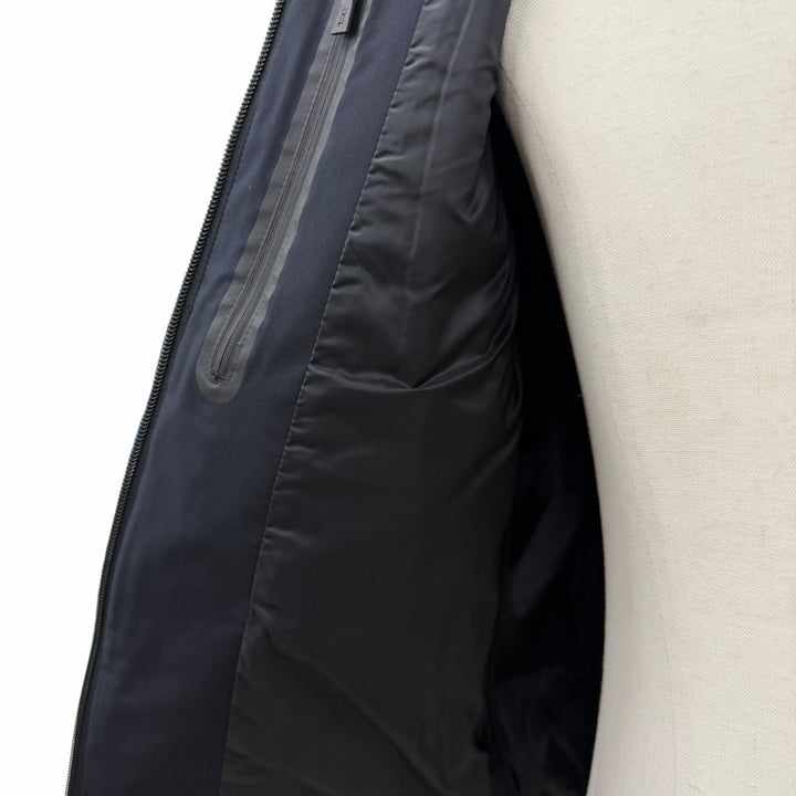 Great Herno Down jacket Laminar double zip up Dark navy polyester mens 44