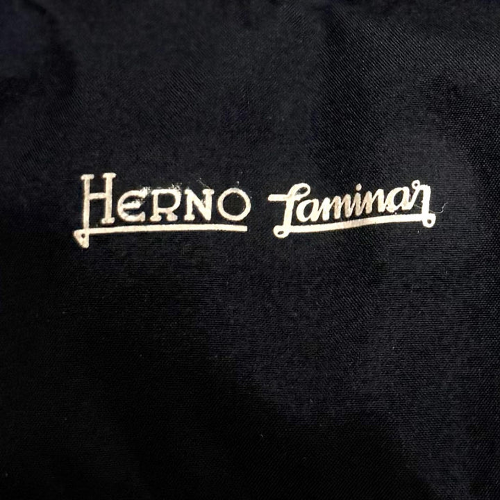 Great Herno Down jacket Laminar double zip up Dark navy polyester mens 44