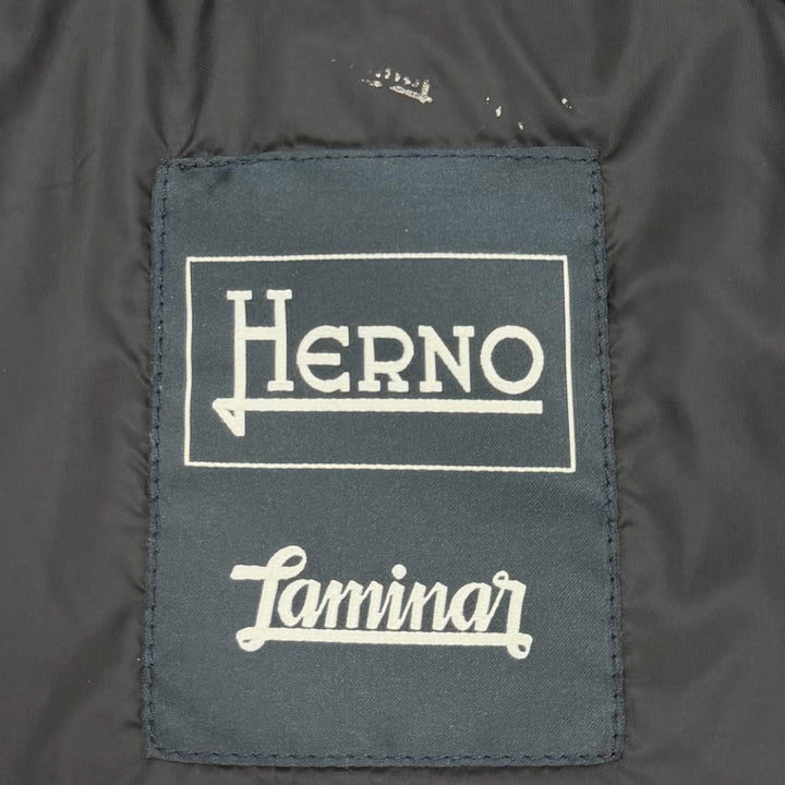 Great Herno Down jacket Laminar double zip up Dark navy polyester mens 44