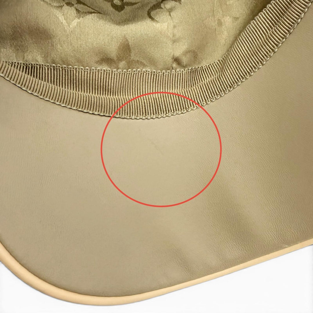 Very Good LOUIS VUITTON cap cap my essentials Monogram canvas, silk M M76504