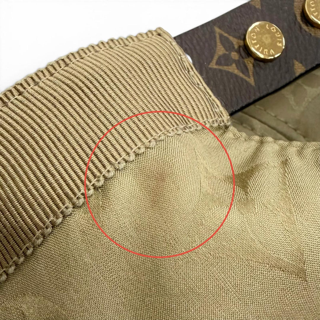 Very Good LOUIS VUITTON cap cap my essentials Monogram canvas, silk M M76504