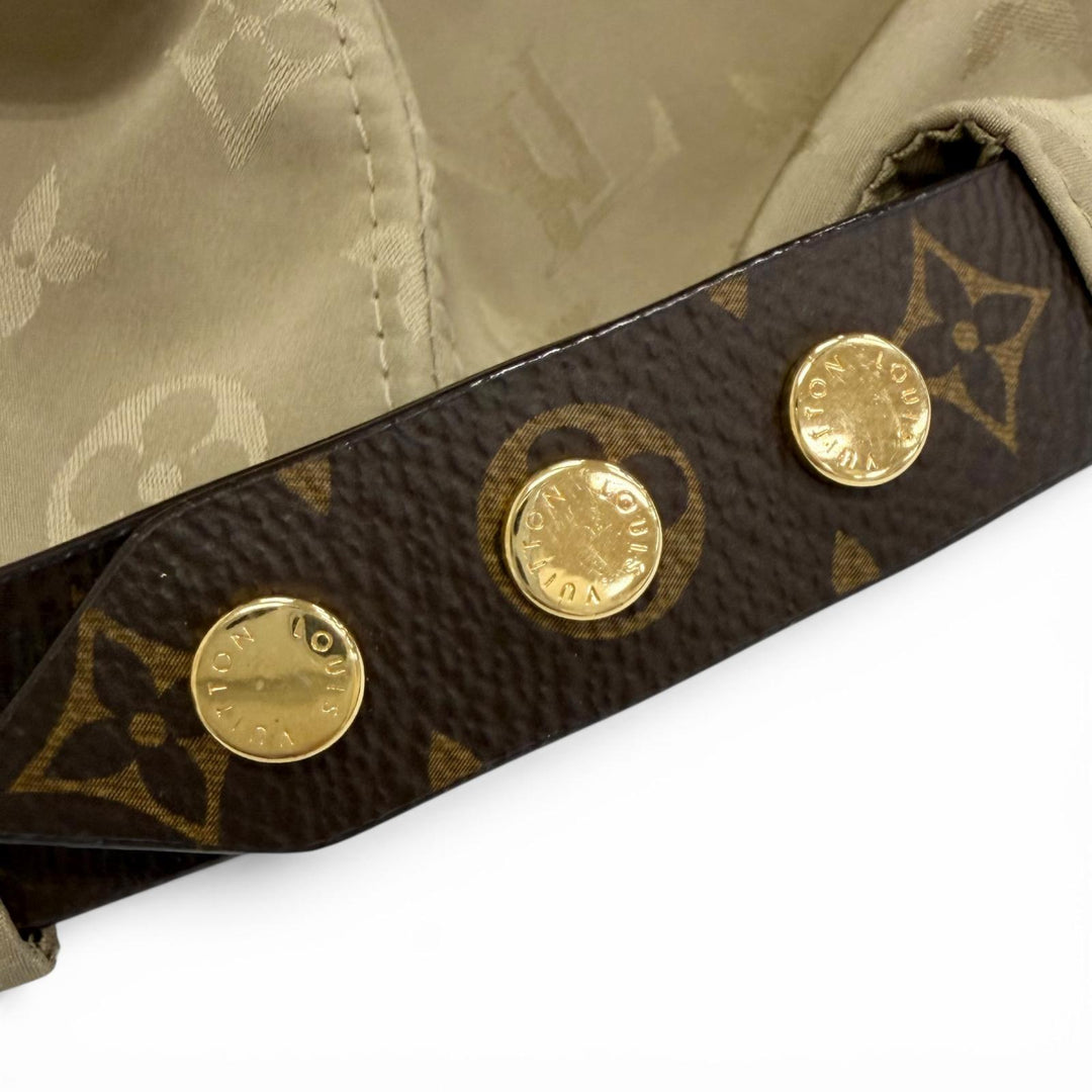 Very Good LOUIS VUITTON cap cap my essentials Monogram canvas, silk M M76504
