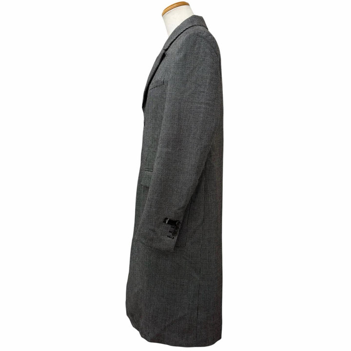 Pristine FENDI Chester coat Modified lapel, all-over pattern Gray