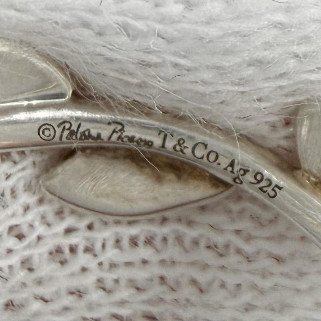 Great TIFFANY&Co. Ring ring olive leaf bundling Silver AG925 Women