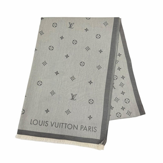 Great LOUIS VUITTON Stall All About Monogram gray cotton mens M79737