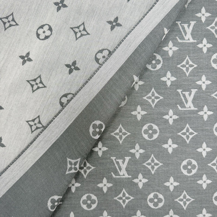 Great LOUIS VUITTON Stall All About Monogram gray cotton mens M79737