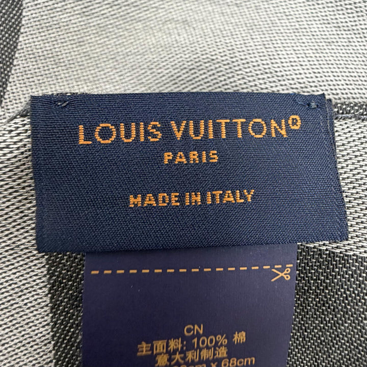 Great LOUIS VUITTON Stall All About Monogram gray cotton mens M79737