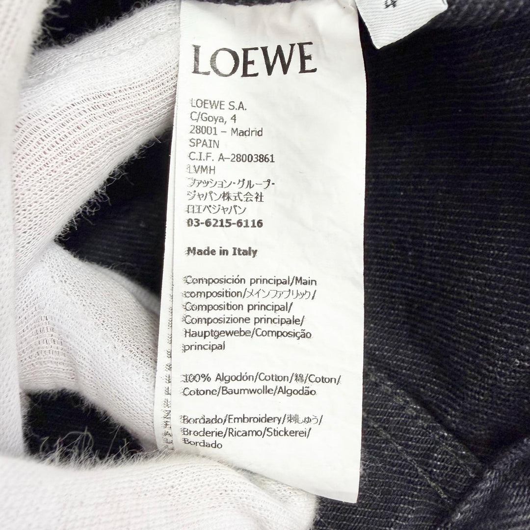 Excellent LOEWE Denim Jacket Sna Fujita Collaboration Mandragora 44 H526Y50W15