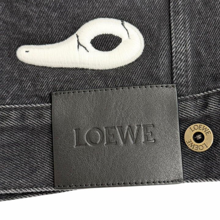 Excellent LOEWE Denim Jacket Sna Fujita Collaboration Mandragora 44 H526Y50W15