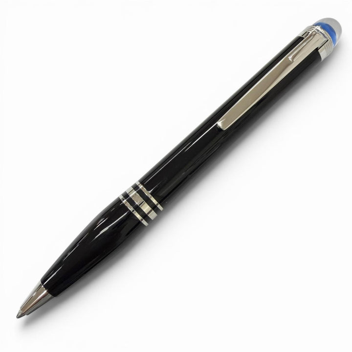 Pristine MONTBLANC Ballpoint pen Starwalker New Blue Dome black