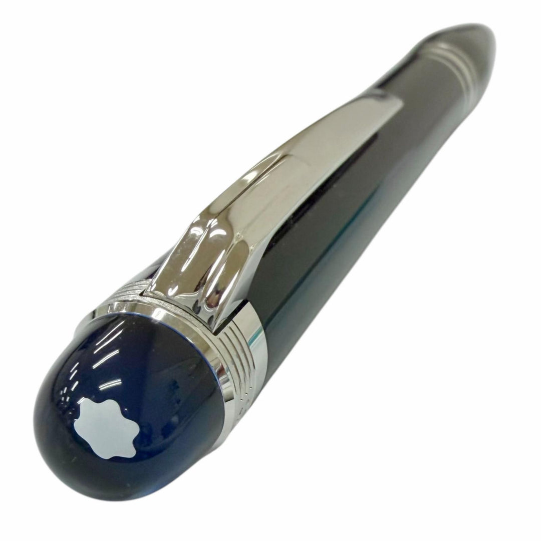 Pristine MONTBLANC Ballpoint pen Starwalker New Blue Dome black