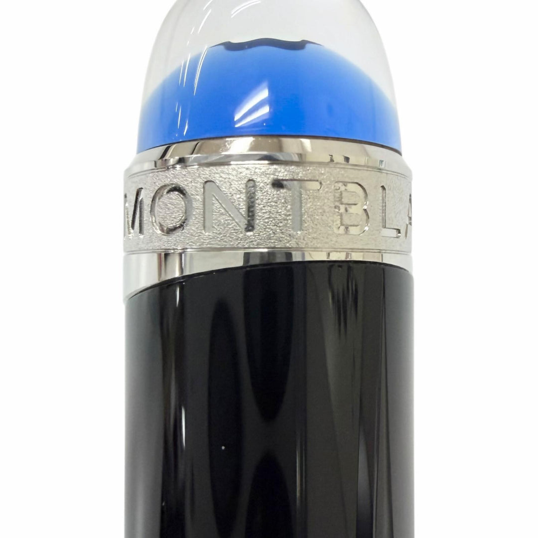 Pristine MONTBLANC Ballpoint pen Starwalker New Blue Dome black